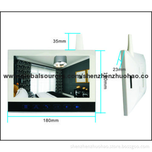 ACTOP 7-inch Video & Photo Record Wireless Video Door Phone, Supports 32GB SD Card